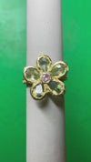 Blossom Sapphires Flower in 18ct Gold One of a kind (Exclusive to Tomfoolery London)