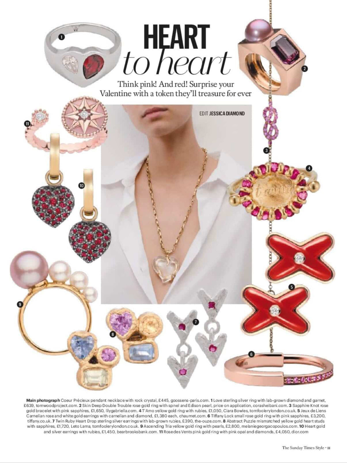 Leto Lama Jewellery At Sunday Times Valentines Edit