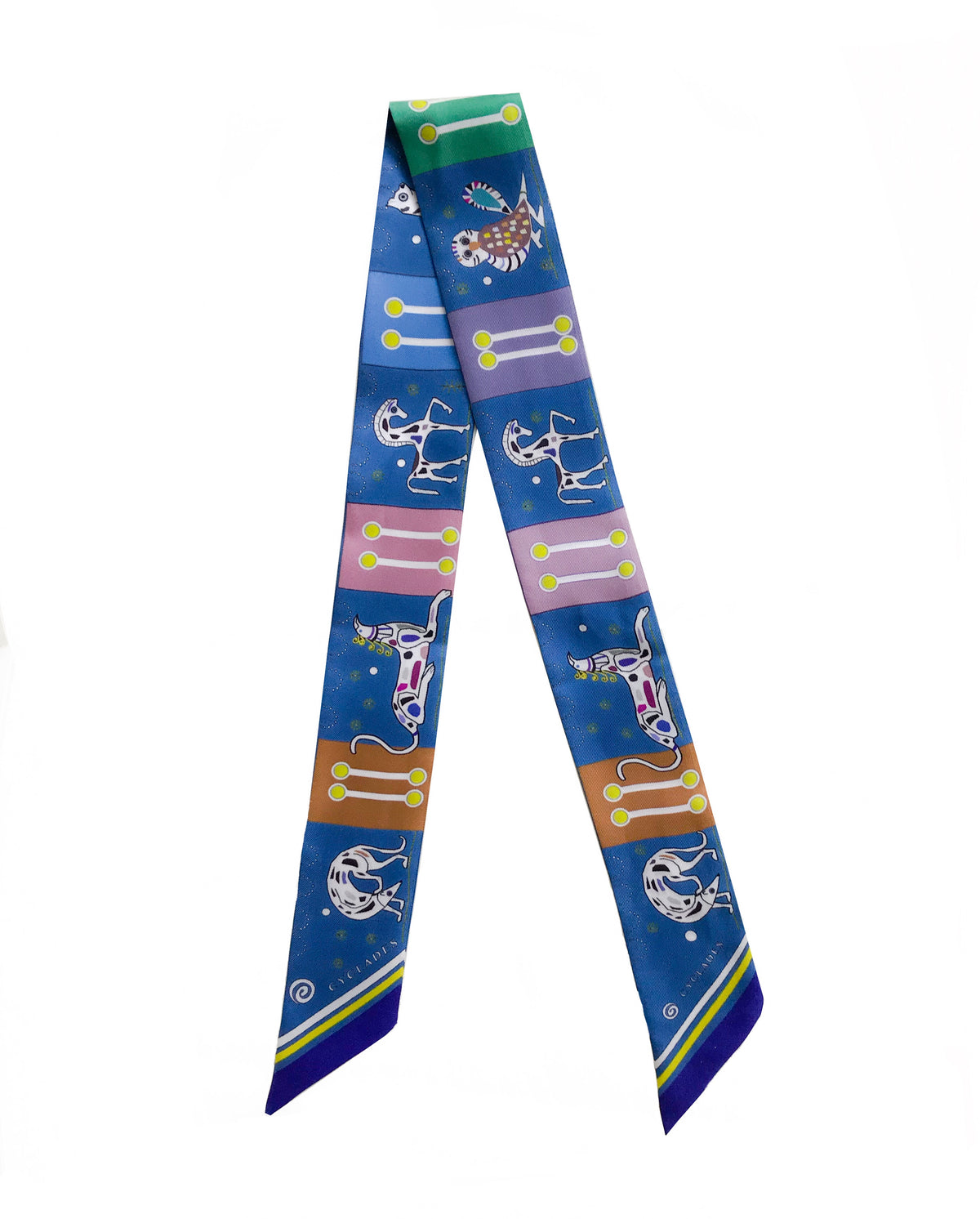Cyclades Silk Scarves and Twillys