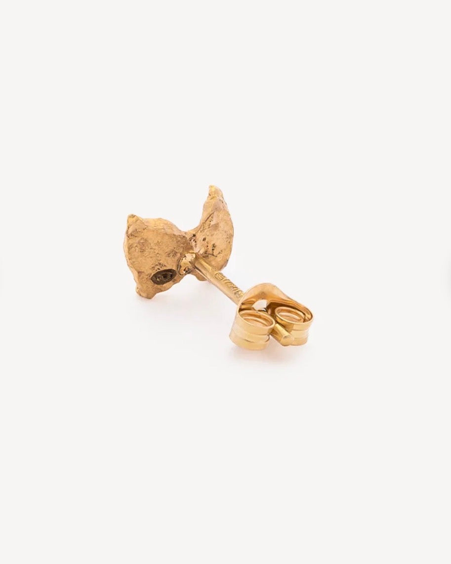 Baby Butterfly Studs Pastel Sapphires (Pair)