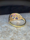“Galaxy” Dome Abstract Cocktail Ring 18 Ct Gold  (Available at Madlords, Paris)