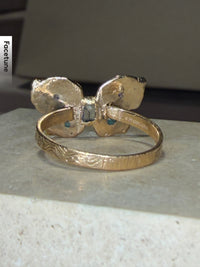 “Happiness” Butterfly Ring Sapphires, Paraibas and Diamonds in 18 Ct Gold (Available at Tomfoolery London)