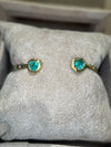 1.35 Cts Emerald Hearts Toi & Moi Love Bracelet Bangle 18 Ct Gold - Collected — Bespoke Variations Available