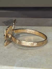 “Happiness” Butterfly Ring Sapphires, Paraibas and Diamonds in 18 Ct Gold (Available at Tomfoolery London)