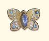 “Winterfly” 18 Ct Gold Moonstones & Diamonds Art Ring at Tomfoolery London