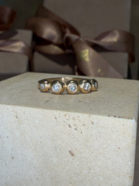 Chubby Diamonds Bubble Band 18 Ct Yellow Gold