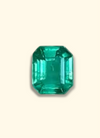 IGI certified 1.3 Cts Zambian Emerald in Emerald Cut Medium Bright Green