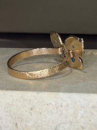 “Happiness” Butterfly Ring Sapphires, Paraibas and Diamonds in 18 Ct Gold (Available at Tomfoolery London)
