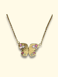 Butterfly Pastel Sapphires Necklace (Available at Tomfoolery)
