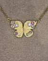 Butterfly Pastel Sapphires Necklace (Available at Tomfoolery)