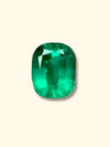 2.29 Cts IGI Certified Emerald Cushion Cut from Zambia