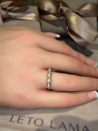 Chubby Diamonds Bubble Band 18 Ct Yellow Gold