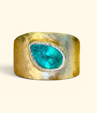 Muzo Colombian Emerald 1.6 Ct Certified Cigar Ring